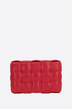 borsa a spalla Cassette mini in Intrecciato nappa imbottito