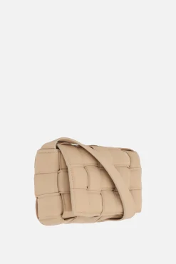 borsa a spalla Cassette mini in Intrecciato nappa imbottito