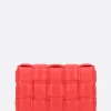 borsa a spalla Cassette mini in Intrecciato nappa imbottito