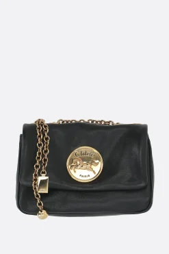 borsa a spalla Chloé Heritage small in pelle martellata