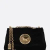 borsa a spalla Chloé Heritage small in velluto matelassé