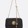 borsa a spalla Chloé Heritage media in pelle martellata