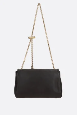 borsa a spalla Chloé Heritage media in pelle martellata