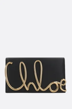 borsa a spalla Chloé Iconic in pelle liscia