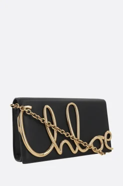 borsa a spalla Chloé Iconic in pelle liscia