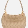 borsa a spalla Clicker small in Intrecciato nappa