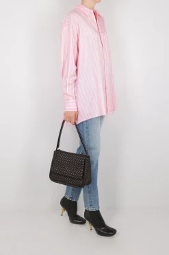 borsa a spalla Cobble in Intrecciato nappa imbottito