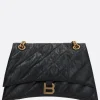 borsa a spalla Crush media in pelle Crush matelassè