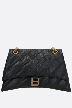 borsa a spalla Crush media in pelle Crush matelassè