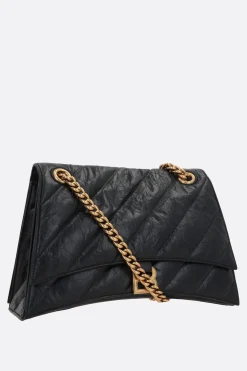 borsa a spalla Crush media in pelle Crush matelassè