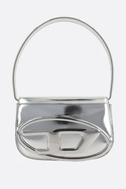 borsa a spalla 1dr in pelle specchiata