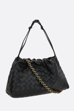 borsa a spalla Dustbag Notte in Intrecciato 15