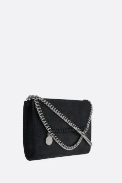 borsa a spalla Falabella micro in Shaggy Deer