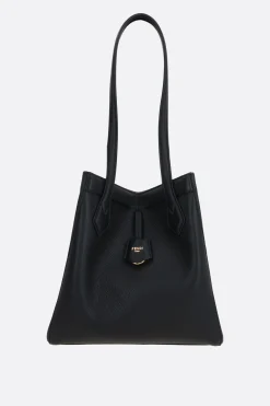 borsa a spalla Fendi Origami media in pelle martellata
