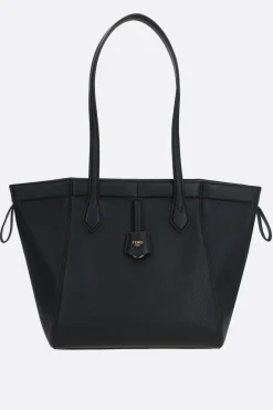 borsa a spalla Fendi Origami media in pelle martellata