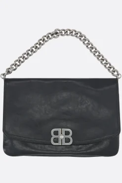 borsa a spalla Flap BB Soft large in pelle Peach