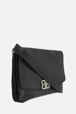 borsa a spalla Flap BB Soft large in pelle Peach