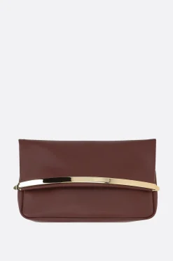 borsa a spalla Flap small in pelle liscia