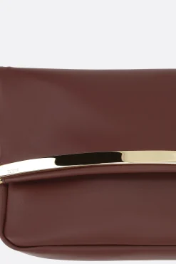borsa a spalla Flap small in pelle liscia