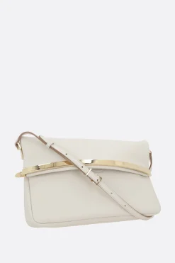 borsa a spalla Flap small in pelle liscia