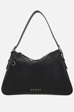 borsa a spalla GG Emblem large in pelle liscia
