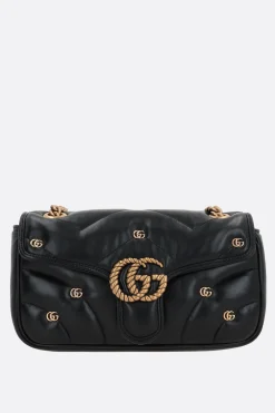 borsa a spalla GG Marmont small in pelle matelassé