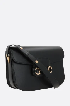 borsa a spalla Gucci 1955 Horsebit in pelle texturizzata