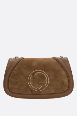 borsa a spalla Gucci Blondie small in suede
