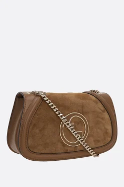 borsa a spalla Gucci Blondie small in suede