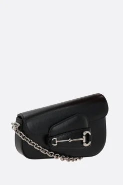 borsa a spalla Gucci Horsebit 1955 mini in pelle liscia