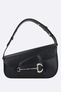 borsa a spalla Gucci Horsebit 1955 small in pelle liscia