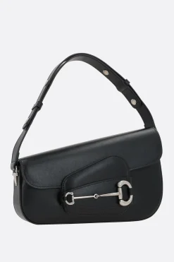 borsa a spalla Gucci Horsebit 1955 small in pelle liscia