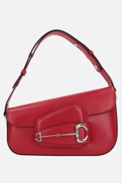 borsa a spalla Gucci Horsebit 1955 small in pelle liscia