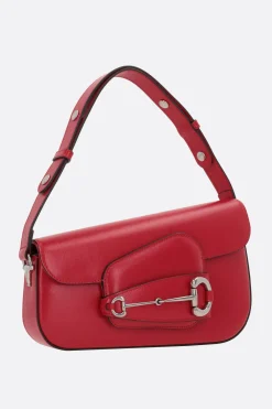 borsa a spalla Gucci Horsebit 1955 small in pelle liscia