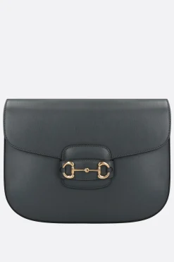 borsa a spalla Gucci Horsebit 1955 in pelle liscia