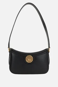 borsa a spalla Horse Medal mini in pelle martellata