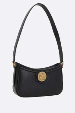 borsa a spalla Horse Medal mini in pelle martellata