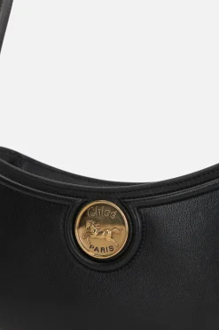 borsa a spalla Horse Medal mini in pelle martellata