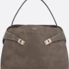 borsa a spalla Hug Soft large in suede