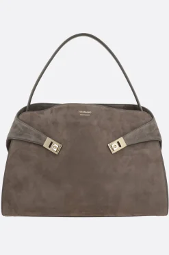 borsa a spalla Hug Soft large in suede