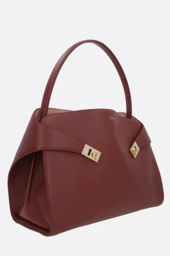 borsa a spalla Hug Soft large in pelle bicolore