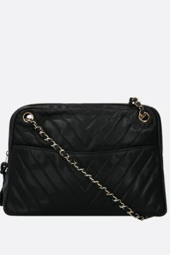 borsa a spalla in pelle matelassé