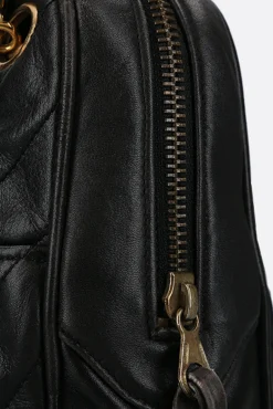 borsa a spalla in pelle matelassé