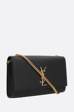 borsa a spalla Kate media in pelle Grain de Poudre