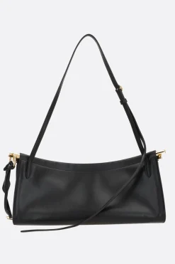 borsa a spalla Le Click East West media in pelle lucida