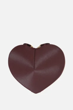 borsa a spalla Le Cœur in pelle martellata e suede