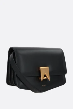 borsa a spalla Le Papa small in pelle Box