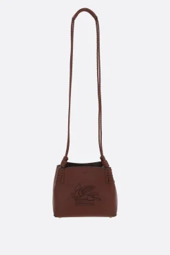 borsa a spalla Libra mini in pelle liscia