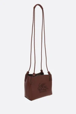 borsa a spalla Libra mini in pelle liscia