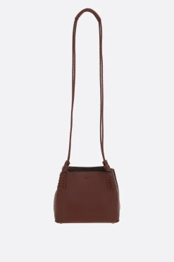 borsa a spalla Libra mini in pelle liscia